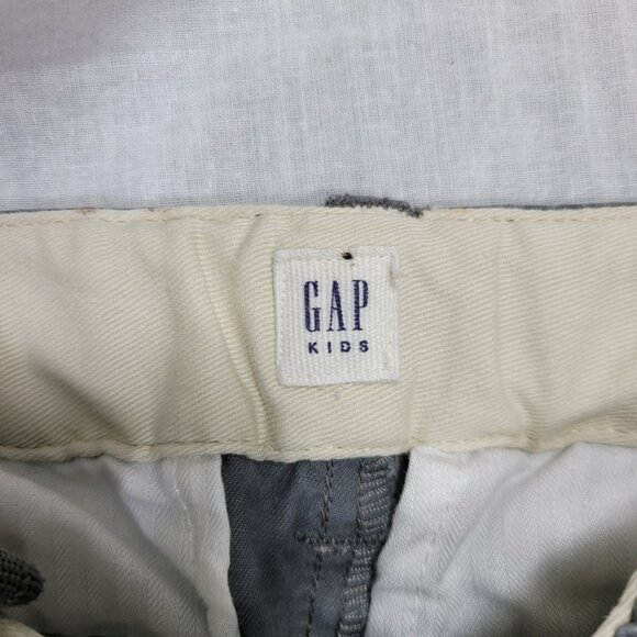 Lot of GAP Kids Boys Size 8 Gray Tan Chino Khaki Dress Pants Adjustable Uniform - Picture 7 of 14